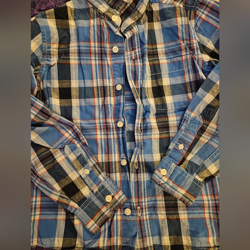 Boys plaid shirt